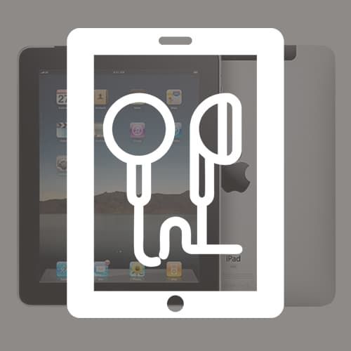 Замена разъема наушников в планшете Apple iPad 2/3